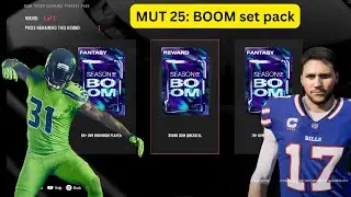MUT 25 BOOM set pack opening! ALL solos pack opening! MAKERIGHTS?!?!