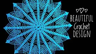 WOW 🔥 Crochet Design - Thalposh / Table Cloth / Placemat in Hindi & Urdu - 243