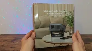 HOTPEAK Projector with 360 adjustable stand