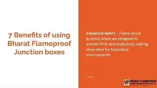 7 Benefits of Using a Flameproof Junction Box | Bharat Flameproof