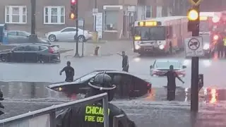 Severe flooding slams Chicago after heavy downpours