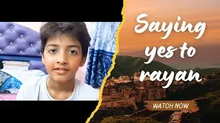 Saying yes challenge to rayyan😂my younger brother 