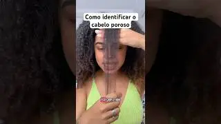 Cabelo crespo n&atilde;o &eacute; cabelo poroso #cabelocacheado #cabelocrespo #crespos #cachos