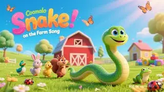 Snake on the Farm Song | Fun Snake Song for Kids | Animal Sounds & Farm Friends | Nursery Rhymes