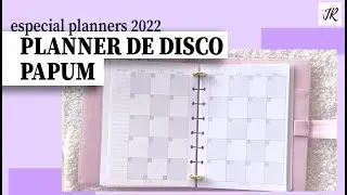 PLANNER DE DISCO PAPUM PAPELARIA ESPECIAL PLANNERS 2022