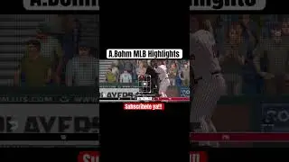 Лучшие моменты матчей MLB с участием А. Бома #mlb #shorts #baseball