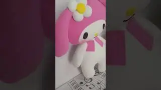 My Melody en fomy 2d !! By FofusBella #manualidades #fofuchasymas #fomy #mymelody