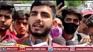 Students Protest against JKBOSE and JKUT Administration