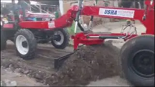 Usha Agro Industries | Mahindra NOVO 755 4WD Tractor Grader|@MahindraRise @MahindraTractorsOfficial