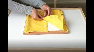 Dressing Frame (Large Button) Montessori Curriculum Practical Life