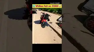 Live deadly😱 Crash on Z1000 while fail Aamir Majid #crash #shorts #Z1000 #viral #whilee #kawasaki