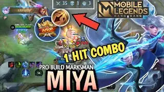 35 Kills & Savage!! Combo Hit Inspire + Full Critical Build Miya 100% Deadly..