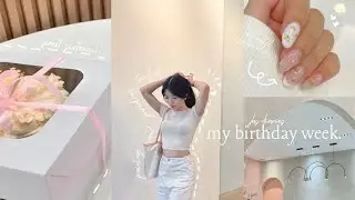 KELLArchives 📂: my birthday week, journaling, painting, new nails, vising a cafe, pampered day 🍓🍰