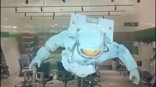 Transparent Hologram Window Film Projection Film 3D Holographic