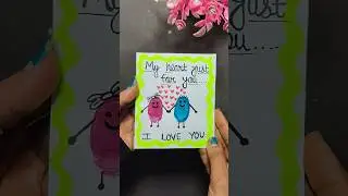 CUTEST way to EXPRESS LOVE | Valentine Card!