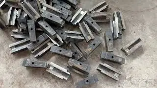 Various types of straw and wood chip solid waste briquetting machine mold processing