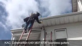 Gutters installation & Repair in Rhode Island / (401)837-6730 KAC. Construction