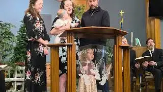 the Lund/Reinecke family leading church song service