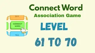 Connect Word Level 61 - 70 Answer | Connect Word Puzzle Game Solutions 🧠✨ | Mini Boss