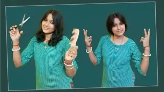 Long hair to shot bob hair cutting😲✂️😭#bengalihairpley#hairstyle#hairpley#haircut#vairal#bobhaircut