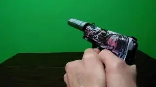 Best top Skins USP S Neo Noir CS GO cosplay in real life Реальный USP Neo Noir в реальной жизни