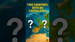2 Countries With No Capital City? Mind-Blowing Geography #facts #knowledge