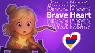 Libi &ndash; Brave Heart | Albert Cover (Lyric Video) | JESC 2025 Armenia 🇦🇲