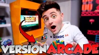 💥 SMASH REMIX EN UNA M&Aacute;QUINA ARCADE! 😲 &iquest;ES JUGABLE?