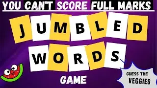 Scrambled word games, Spelling learning Vegetables