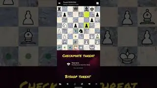 2000+ rated chess puzzle Bishop pair check mate threat