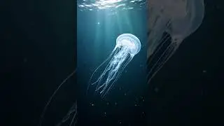 Floating in Silence｜A Jellyfish Drifts Through Light