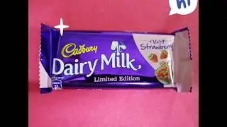 Cadbury dairy milk limited edition chocolate /strawberry chocolate🍓/chocolate unwrapping and review