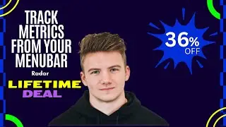 Radar Lifetime Deal I Track metrics from your menubar.