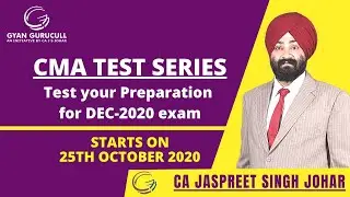 CMA Test Series | Test your Preparation for DEC-2020 exam