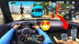 Beautiful 😍 Sharon in Super Car | Rich Uber driver Surprise Girls | Gameplay #gameplay #uber #driver