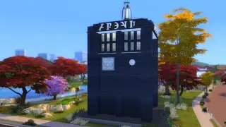 DOCTOR WHO TARDIS | Sims 4 Speed Build