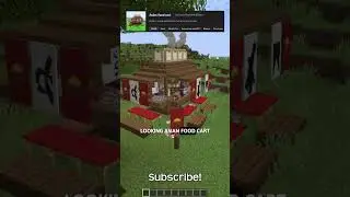 What If Minecraft Had Asian Food Carts?!