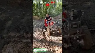 Motocultivador #tratorito BTTD-10.0 + Carreta Tracionada 600T com Dire&ccedil;&atilde;o