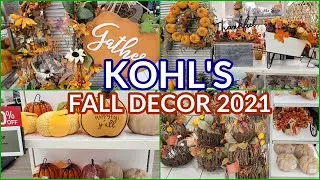 KOHL'S FALL AND HALLOWEEN DECOR 2021 SHOP WITH ME! HOME DECOR