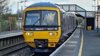 GWR 166201 (My Favourite Class 166) Turns Around at Warminster 2/4/22