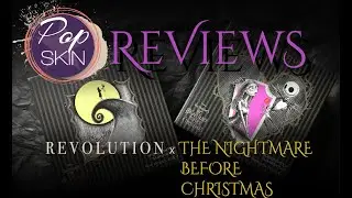 Popskin reviews Makeup Revolution x  The Nightmare Before Christmas Highlighters + swatches