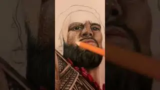 I Painted The Tribal Chief! ☝️ | Roman Reigns Realistic Painting #Shorts