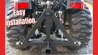Make Towing with a Tractor Easy | VEVOR 3 Point Hitch Receiver | No Drilling Installation