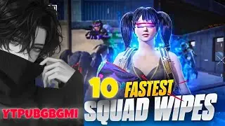 World Record? ⏱️ 10 Fastest Clutches in BGMI Conqueror Tier #pubg #bgmi 
