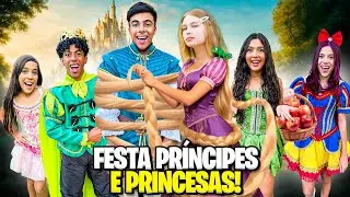 ESTEVÃO ESPIONOU AS PRINCESAS NA FESTA!!😱 *olha o que acontece