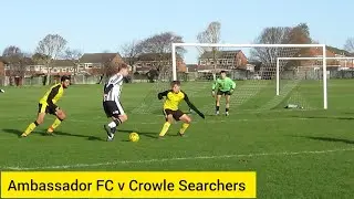 | Ambassador FC против Crowle Searchers FC | Кубок графства воскресной лиги! |