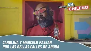 Carolina guía a Marcelo por Oranjestad la capital de Aruba, un lugar de encanto único