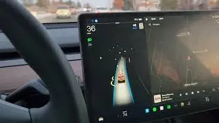 Santa Mode on the Model Y