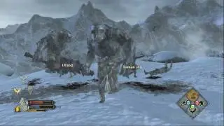 The Lord of the Rings: War in the North - Mount Gundabad - The Great Eagle Gameplay (Xbox 360)
