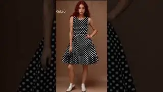 Moda Retr&ocirc;  anos 60, 80#retro# roupa feminina # anos 60